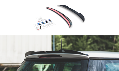 Spoileropzetstuk Mini Cooper / One R50 Glans Zwart Maxton