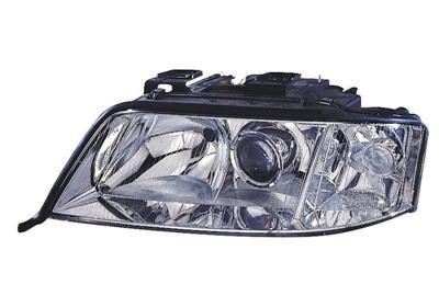 koplamp, H1+H7, rechts, 09/1999-Audi A6, 1997-2001