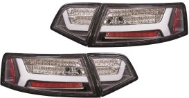 Achterlichten Audi A6 4F2 sedan '08-'11 LED zwart/helder