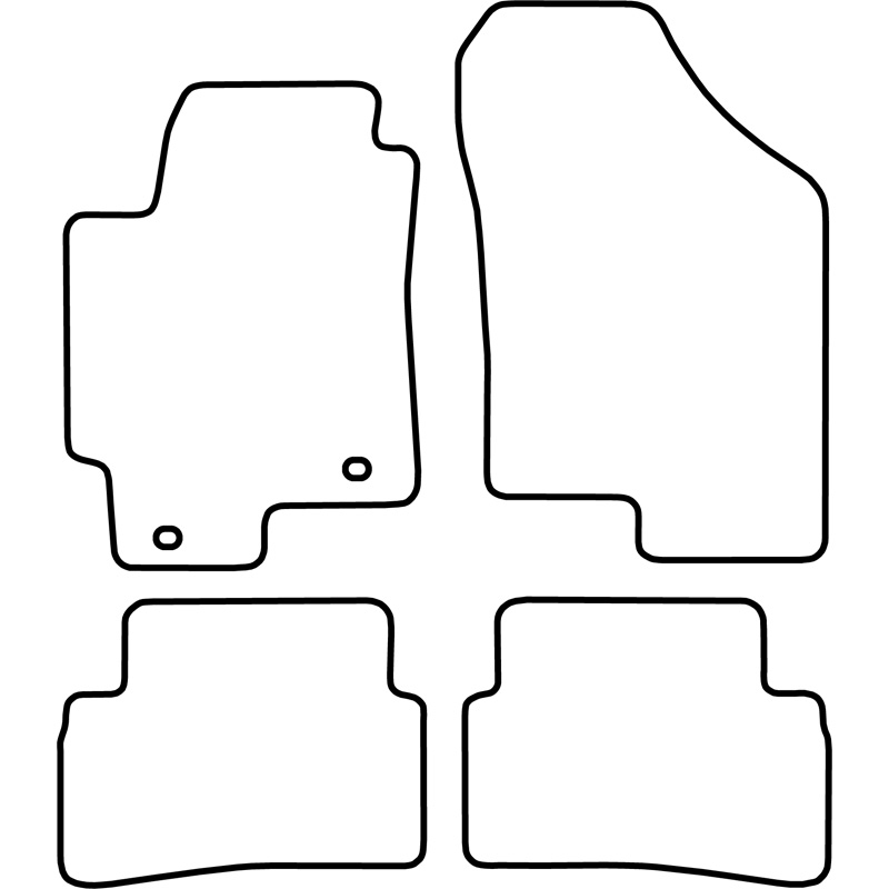 Automatten  Hyundai coupe 2000-2009