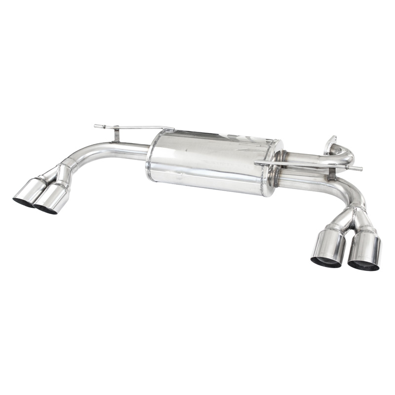 100% Inox Double Sport Exhaust  Hyundai Genesis 2.0i Turbo 213hp 2011- 2x76mm Racing