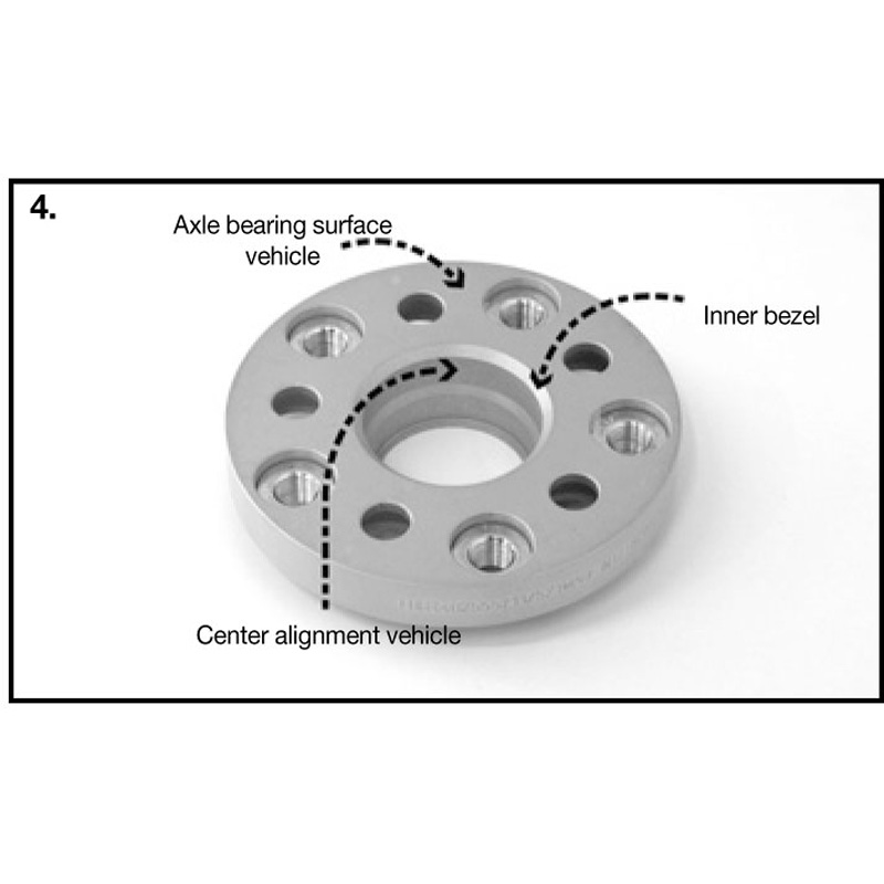 H&R DRA PCD Adapter-System 22mm 5x112-5x112 - Hub 66.5mm->57,1mm - Bolt size M14x1.50