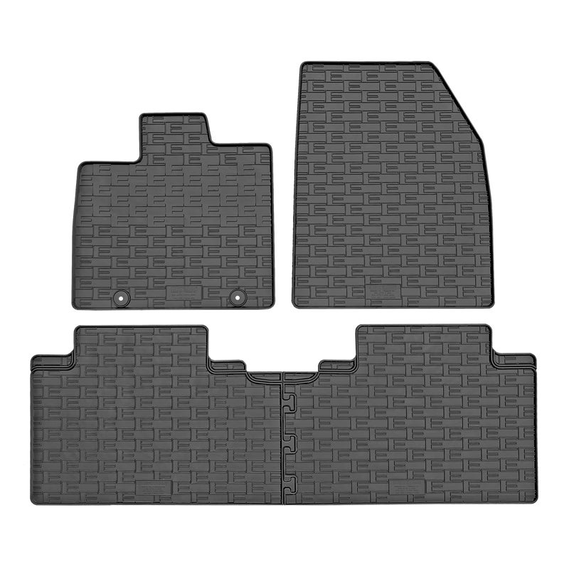 CIKCAR Rubber car mats set  BYD Atto 3 Evo 2026- (4-pieces + fixing system)