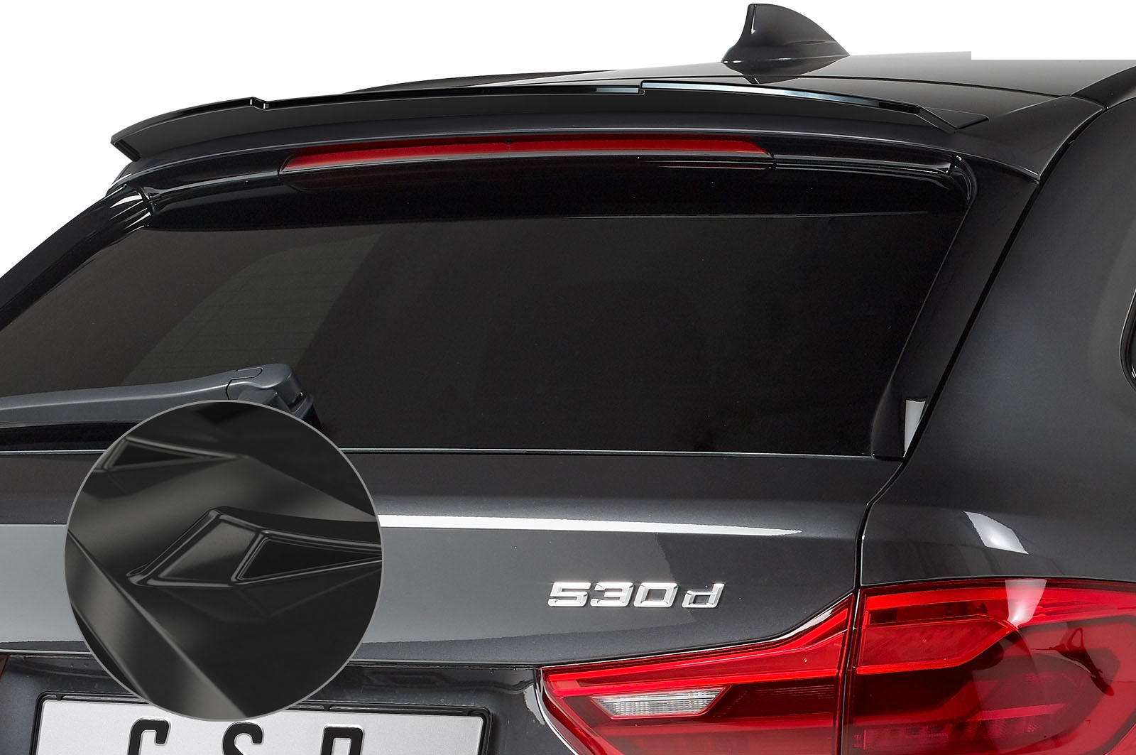 CSR Achterspoiler BMW 5-Serie G31 Glans zwart