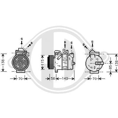 Compressor ZAFIRA A 99-05