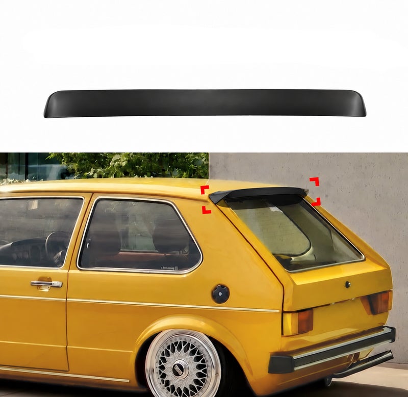 Roof spoiler  Volkswagen Golf I 1974-1985 (ABS Matt Black)