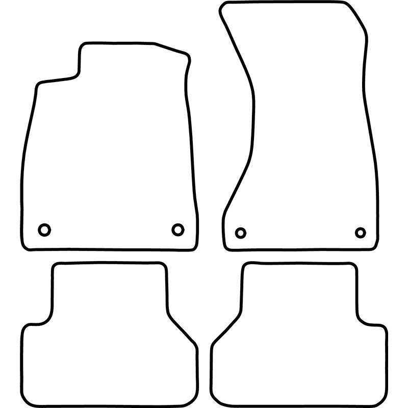Automatten Velours  Audi A5 (F5A) Sportback 16-