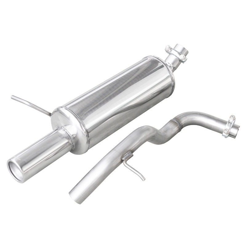 100% Inox Sport Exhaust  Volkswagen Golf IV 1.6 8v (101HP) 1997- 80mm