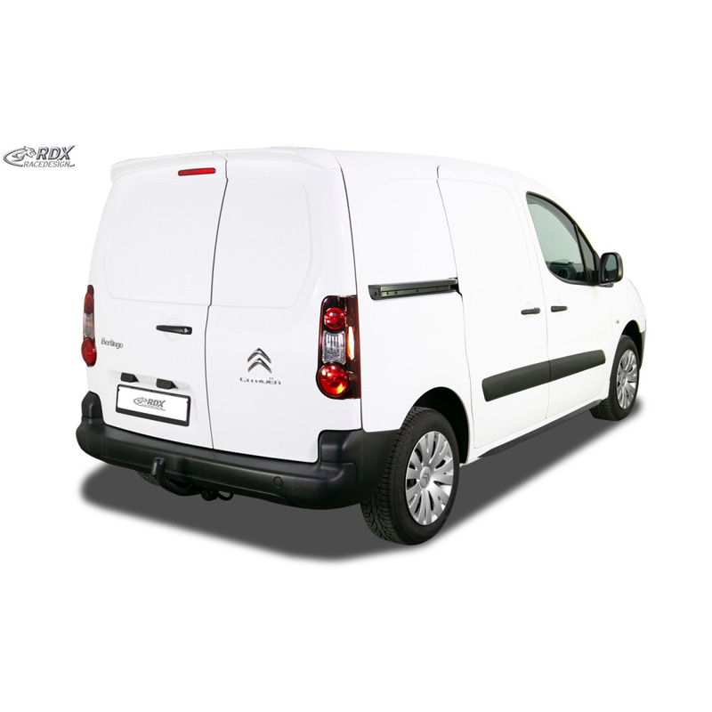 Side skirts 'Slim'  Citroën Berlingo (B9)/Peugeot Partner 2008-2018 (ABS glossy black)