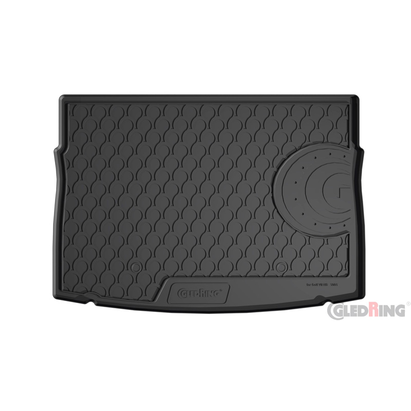 Rubbasol (Rubber) Trunk mat  Volkswagen Golf VII HB 3/5-doors 2012-2019 incl. e-Golf (Upper variable floor)