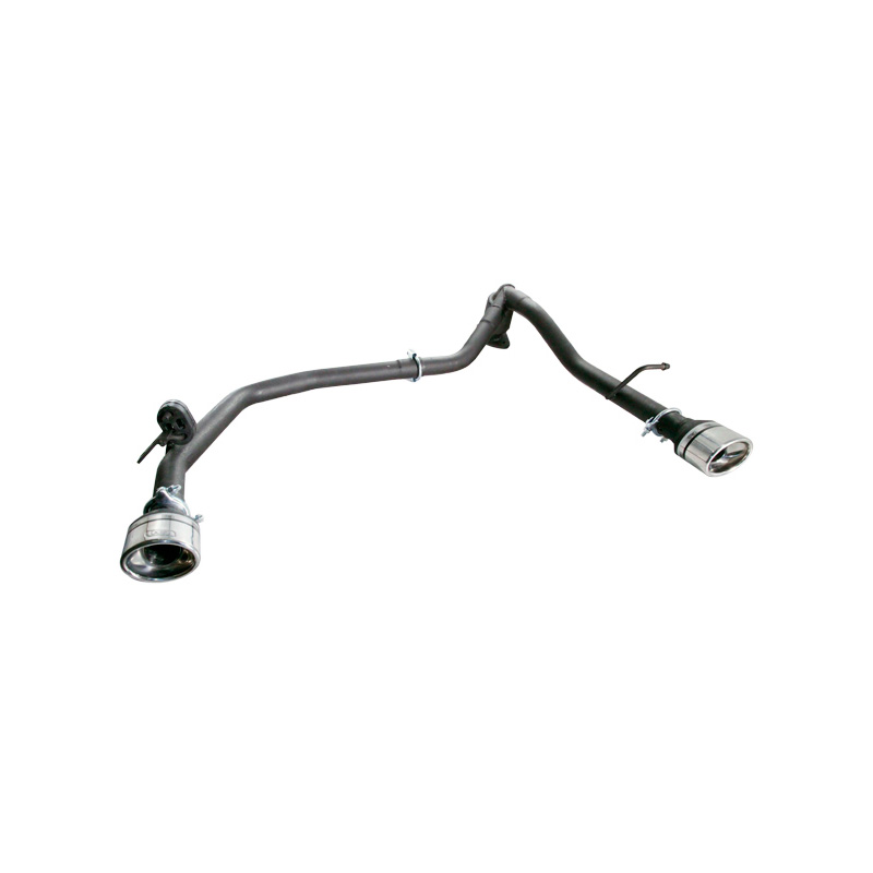 Double sport exhaust  Toyota Yaris III HB 1.0i 50kW/1.3i 73kW 2011- 95x65mm