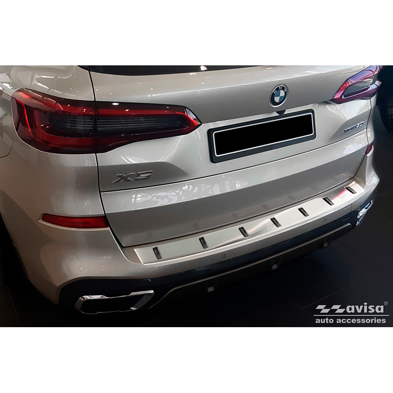 RVS Achterbumperprotector  BMW X5 (G05) M-Sport 2018- 'STRONG EDITION'