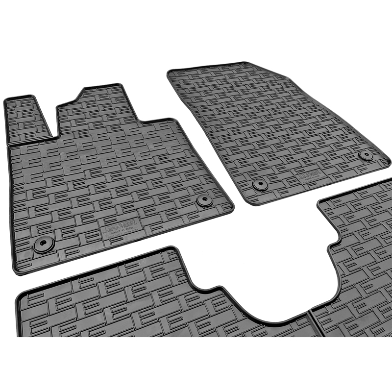 Rubber car mats set  Smart #1 EV 2022- & #3 EV 2023- (4-pieces + fixing system)