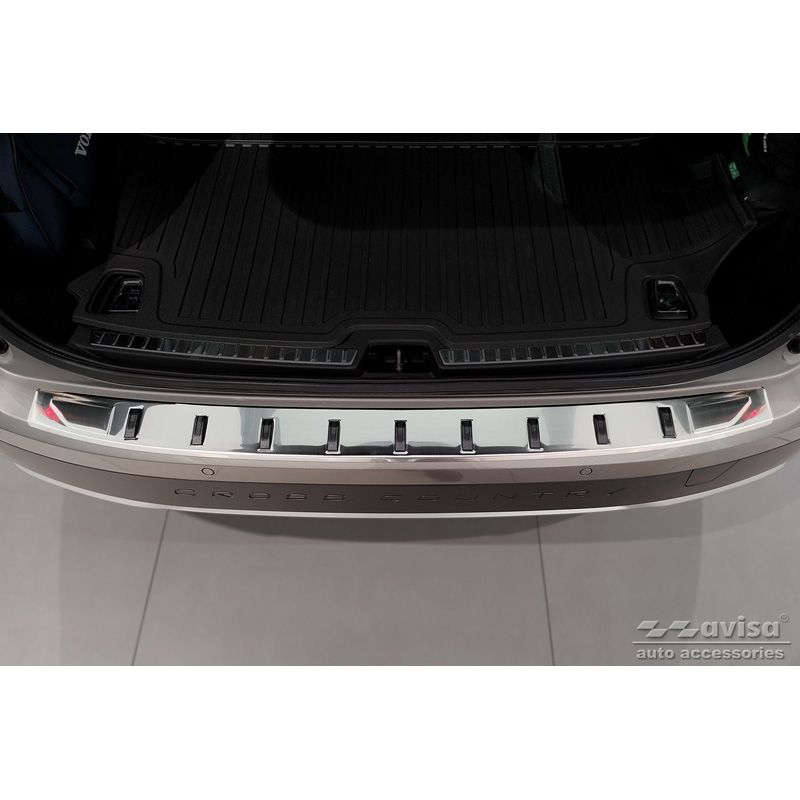 Stainless Steel Rear bumper protector  Volvo V90 II 2016- (incl. Cross Country) 'STRONG EDITION'