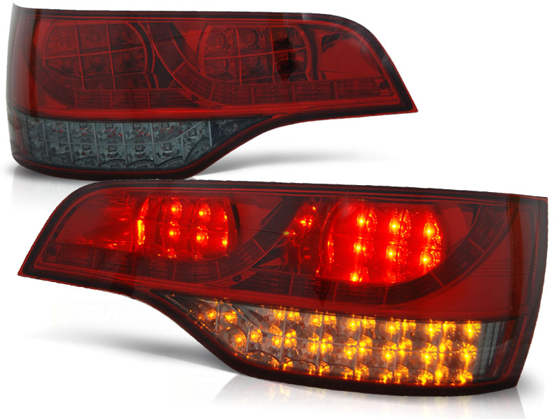 Achterlichten Audi Q7 LED rood/smoke