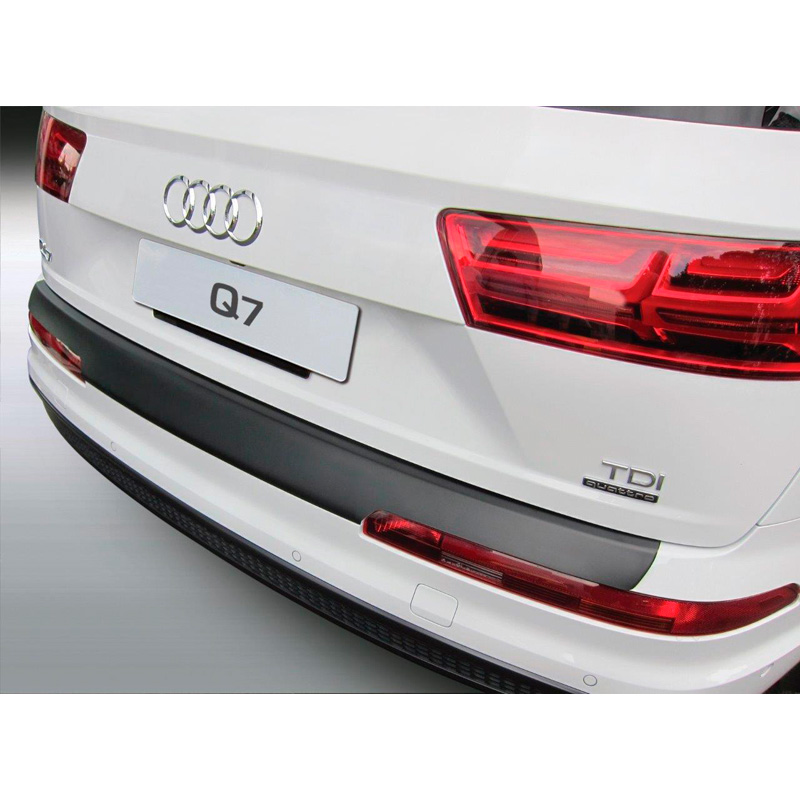 ABS Rear bumper protector  Audi Q7 & SQ7 6/2015- Black