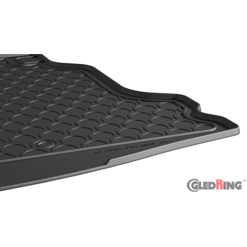 Rubbasol (Rubber) Trunk mat  Honda Civic X HB 5-doors 2017-2022 (with spare tyre)