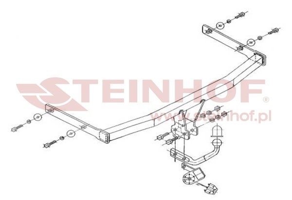 Trekhaak Seat Ibiza 3/5D 03/2002-07/2008