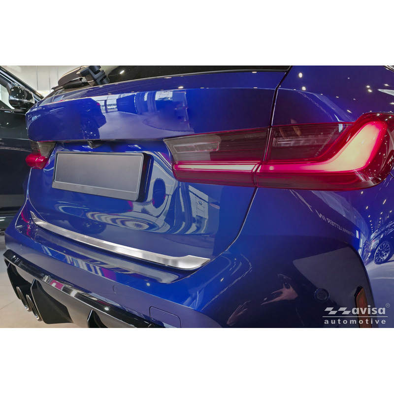 Avisa Geborsteld RVS Kofferbak Sierlijst  BMW 3-Serie Touring (G21) M-Sport Facelift 2022-