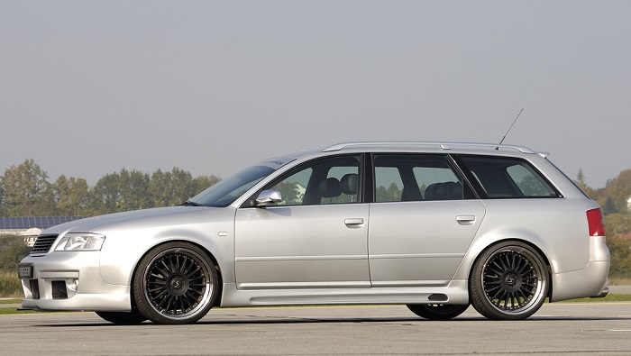 Sideskirts Audi A6 4B Rieger with uitsnede