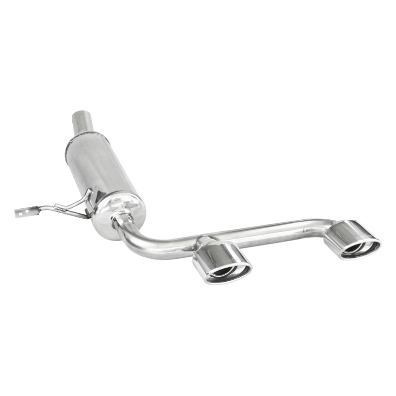 100% Inox Sport Exhaust 'Central'  Renault Megane II RS 2.0 16v 2004- 2x120x80mm