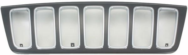 Radiator Grill GD.CHEROKEE 99-03 Chroom/ZWART