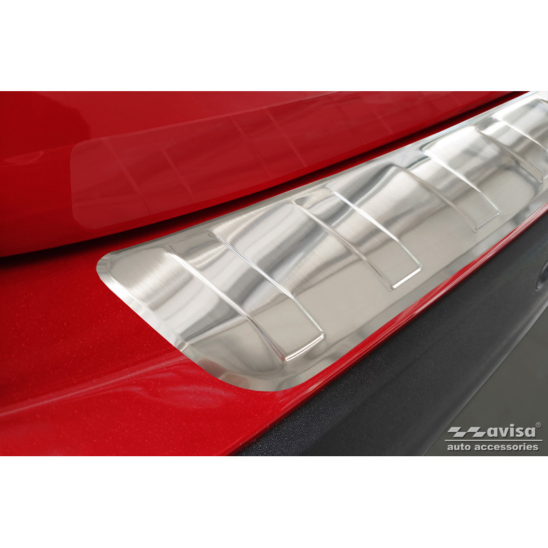 Stainless Steel Rear bumper protector  Mercedes GLA-Class II H247 2020- 'Ribs'