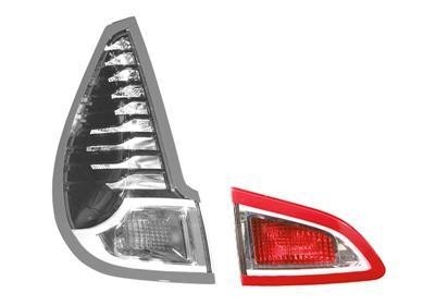 achterlicht, incl fittingdeel, binnen, links Renault Scenic, Gra
