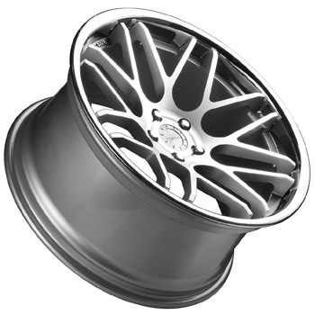 VERTINI MAGIC CONCAVE INOX SILVER MACHINE POLISHED 8,5x19 5x120