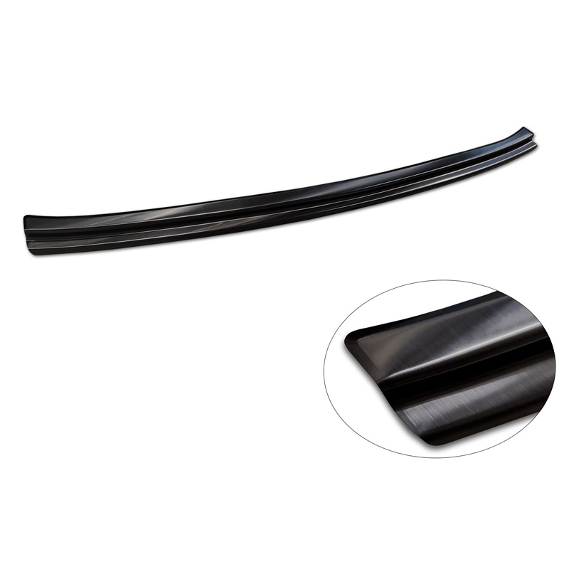 Black Stainless Steel Rear bumper protector  Mercedes GLC II Coupé (C254) 2023-
