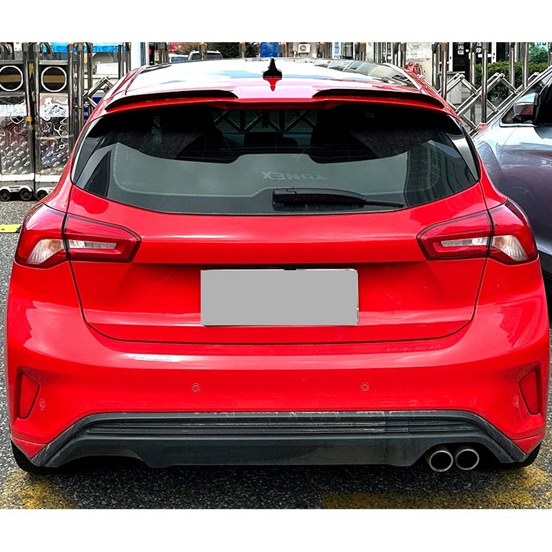 Roof spoiler (Spoiler Cap)  Ford Focus IV HB 5-doors ST & ST-Line 2018- (ABS Glossy Black)
