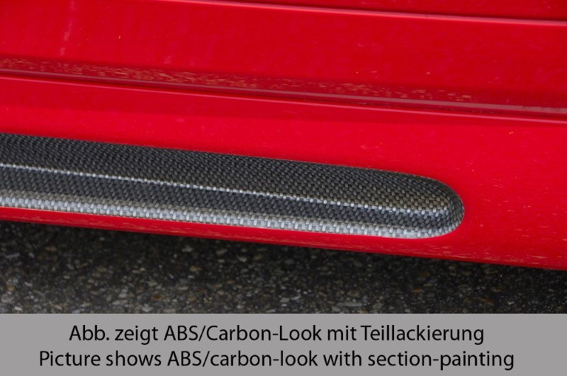 Zijskirts Opel Astra G 5-deurs Rieger met uitsnede