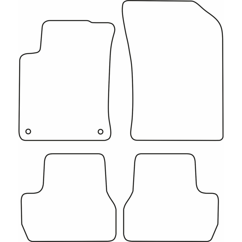 Automatten  Citroen C3 2010-2016