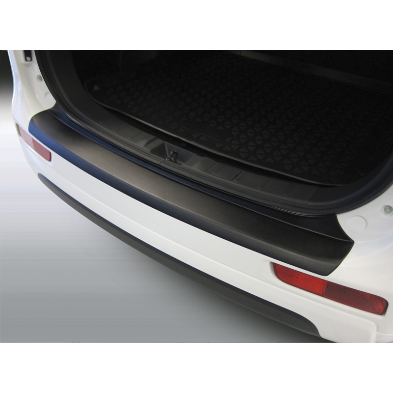 ABS Rear bumper protector  Mitsubishi Outlander 9/2012-9/2015 Black
