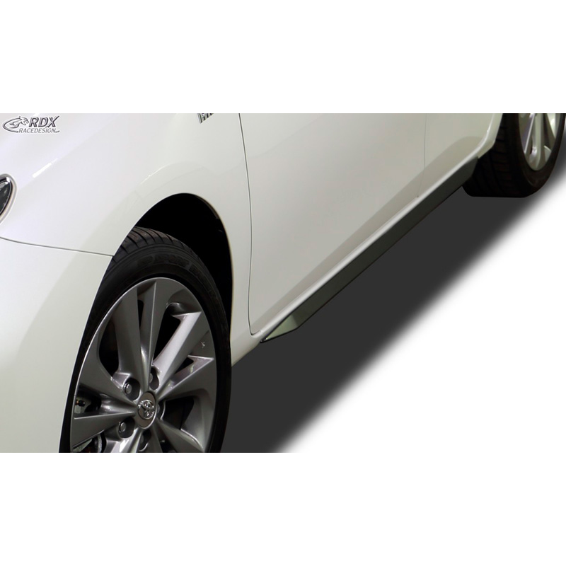 Side skirts 'Slim'  Toyota Auris E180 2012-2015 (ABS glossy black)