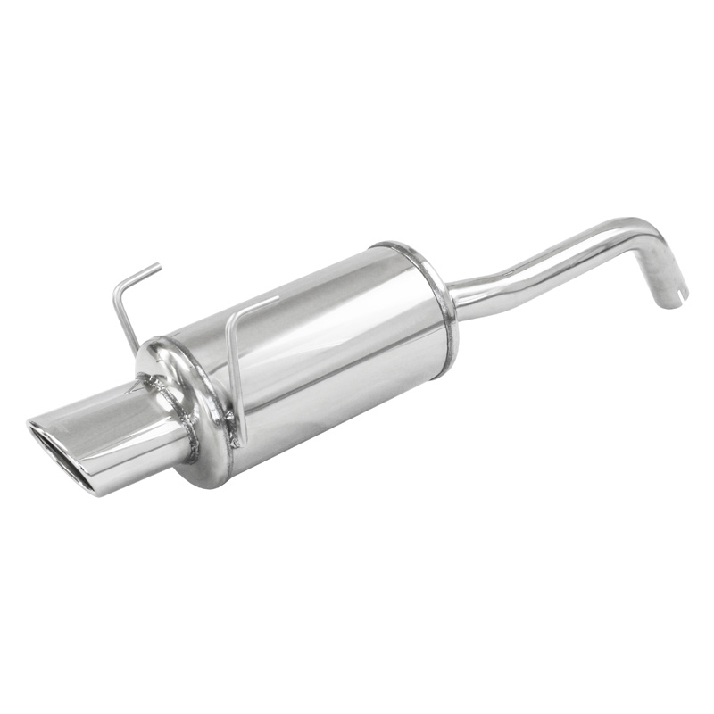 100% Inox Sport Exhaust  Fiat Panda II 1.2 (60HP) 2003- Ø42mm 120x80mm