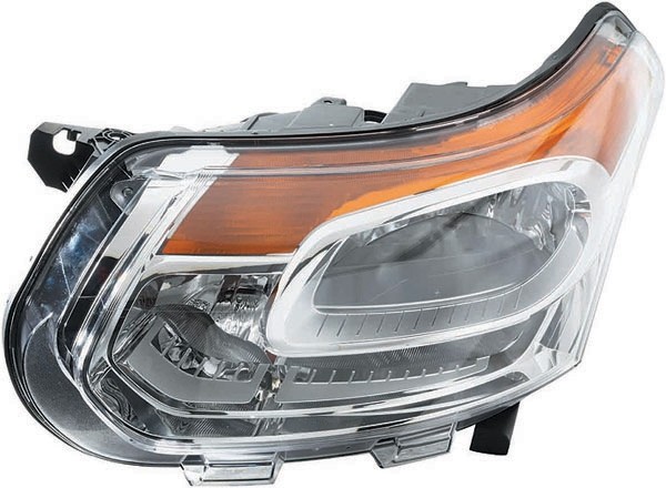 Koplamp rechts C3 PICASSO 09->> HELLA H7+H1