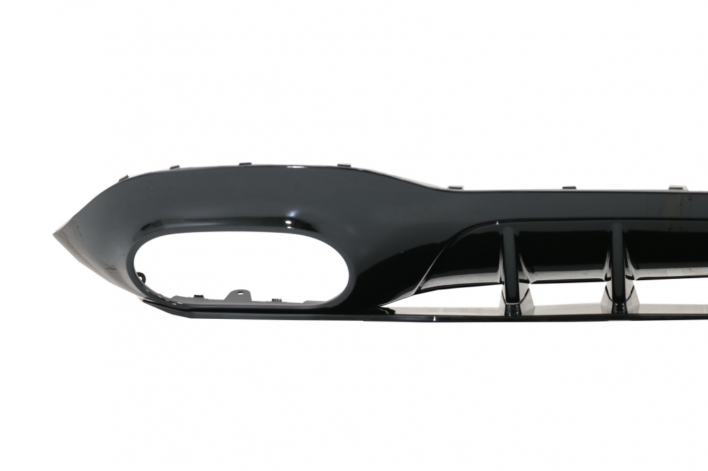 Diffusor Mercedes A klasse W177 A35 Look Glans Zwart Sierstukken