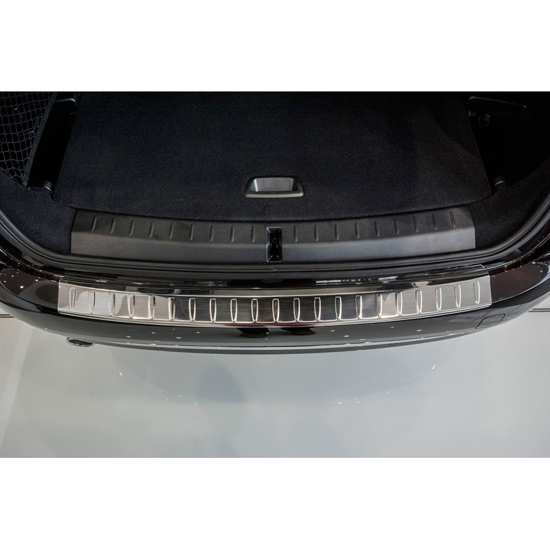 Stainless Steel Rear bumper protector  BMW 2-Series F46 Gran Tourer 2015- excl. M-Package 'Ribs'