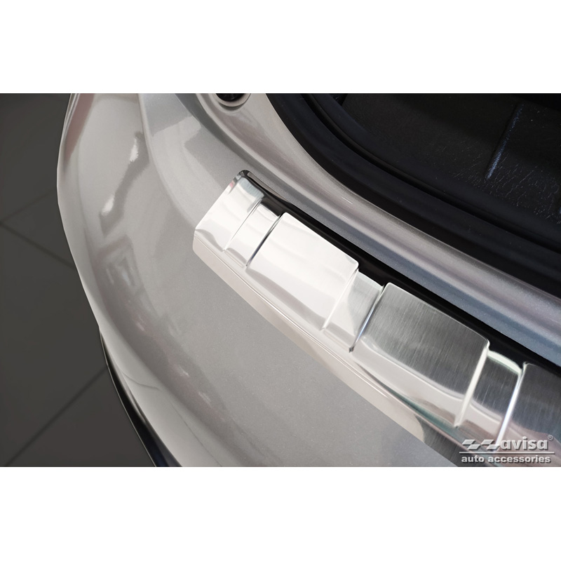Stainless Steel Rear bumper protector  Fiat Tipo Cross 2020- 'Ribs'