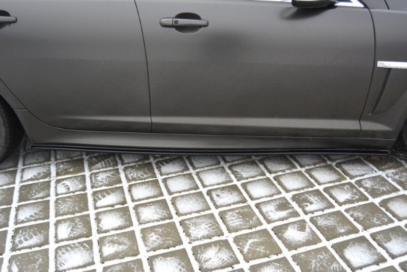 Zijskirts Diffusers JAGUAR XF (X250) MK1 Sportbrake S-pack Glanzend Zwart
