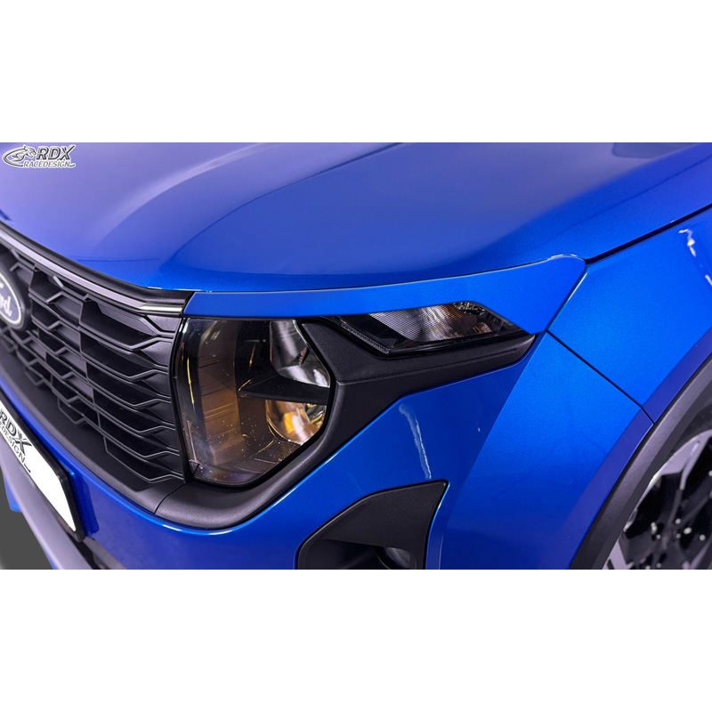 RDX Scheinwerferblenden passend für Ford Transit Courier & Tourneo Courier 2023- (ohne LED-Blinker & DRL) (ABS)