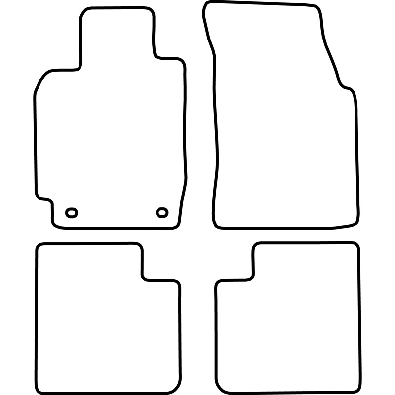 Set velour car mats  Honda HR-V 5-doors 1999-2006