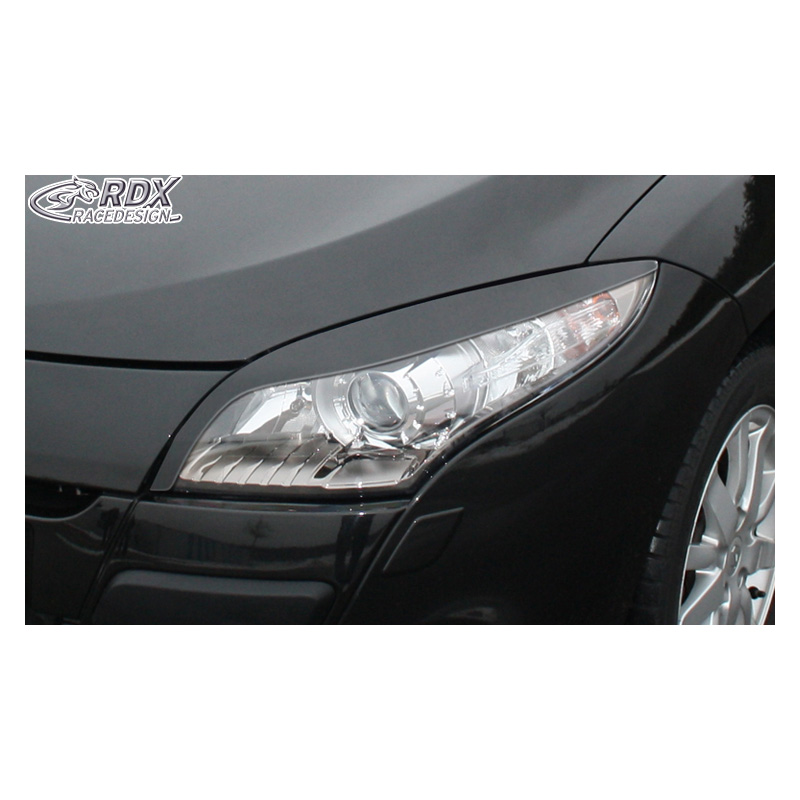 Koplampspoilers  Renault Megane III 2008-2015 (ABS)