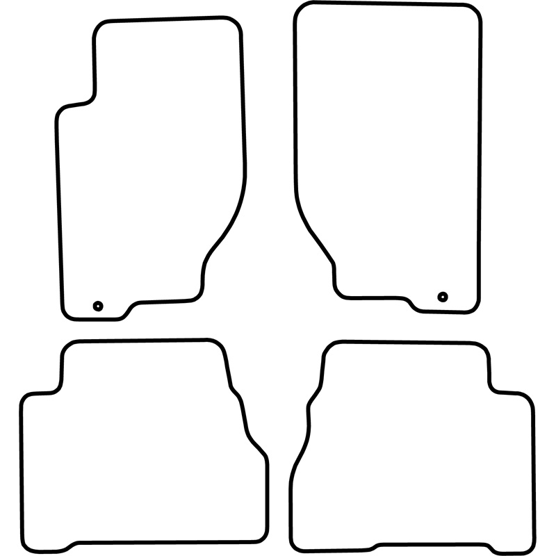 Automatten  Kia Sorento 2002-2006 (4-delig)