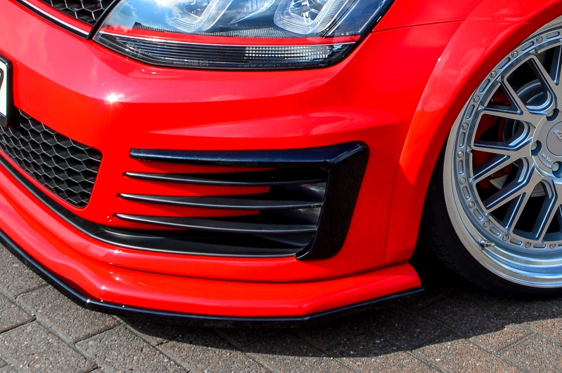 Grill Intake Volkswagen Golf 7 GTI GTD 13-17 Glans Zwart