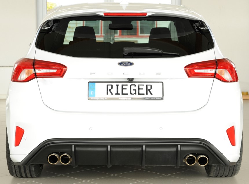 Diffuser Ford Focus 4 ST/ST-Line dubbele uitlaat links + rechts Rieger