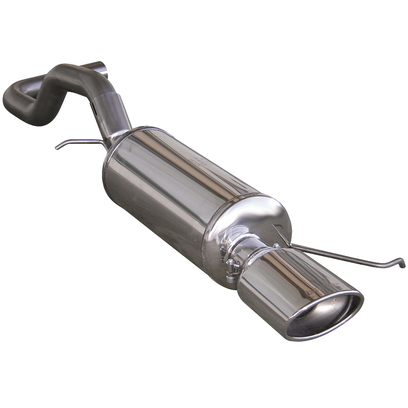 100% Inox Sport Exhaust  Seat Ibiza 6K 2.0 GTi 16v (150HP) 1997- 120x80mm