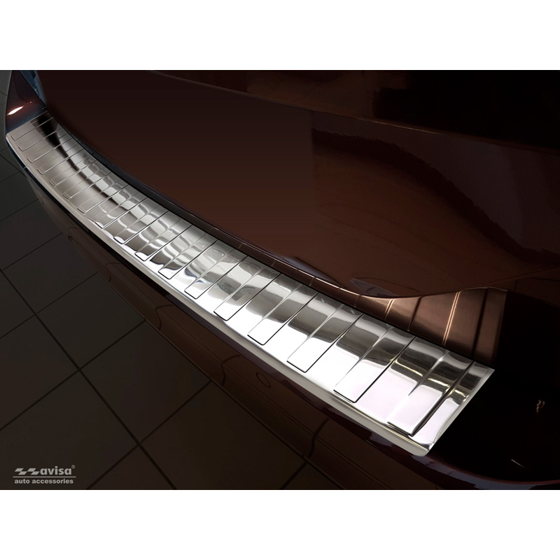 Chroom RVS Achterbumperprotector  Volkswagen Passat 3G Variant 2014-2023 'Ribs'