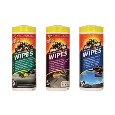 Armor All Wipes Action Set – 3-piece